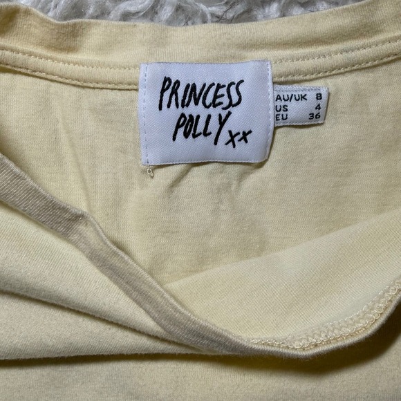 Princess Polly "The Polly" Cropped Basic T-shirt|Size 4 - Picture 5 of 6